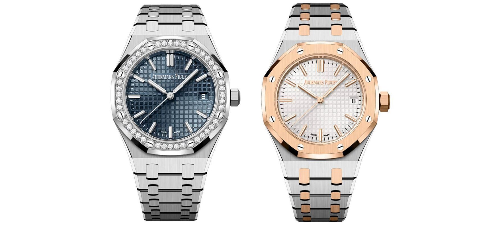 「オーデマ・ピゲ　ロイヤルオーク オートマティック　Ref. 77451ST.ZZ.1361ST.04」
「オーデマ・ピゲ　ロイヤルオーク オートマティック　Ref. 15550SR.OO.1356SR.02」